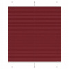 VidaXL Plisovaná roleta Bordová Červená 115 x 150 cm Šírka tkaniny