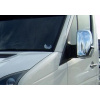 Nerezové kryty zrkadiel VW Crafter -- od roku výroby 2006-