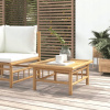 Záhradná lavica, lavička - Vidaxl Garden Table, 65x55x30 cm, bambus (Vidaxl Garden Table, 65x55x30 cm, bambus)