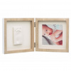 Baby Art Rámik na odtlačok a fotku Square Frame Wooden