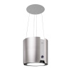 Klarstein Skyfall, digestor, 45 cm, ostrovčekový, 402 m³/h, LED, nehrdzavejúca oceľ, strieborný (GCGH6-Skyfall-SV)
