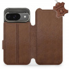 Mobiwear kožené flip knižkové pre Google Pixel 9 - Hnedé - L_BRS 5906511288324