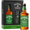 Jack Daniel’s Apple – darčekový set s long drink pohárom 35% 0,7 l (darčekové balenie 1 pohár)