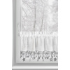 VIANOČNÁ VITRÁŽKOVÁ ZÁCLONA 2 STRIEBORNÁ 30X150CM TUNEL