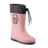 Detské gumáky Coqui Rainy Collar Frog Powder pink/Dk. grey Veľkosť: 28