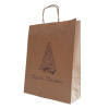 Harmanec-Kuvert Papierová taška hnedá Vianoce 32+12x41cm 50ks Variant: 50 ks