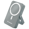 VERBATIM Powerbanka Charge 'n' Go, Magnetická, 10000 mAh, USB-C, Stojánek, Šedá 32268