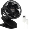 USB ventilátor s klipom Ruhhy 25567 čierny