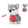 Mikro trading Husky sedící se šálou se zvukem 22 cm