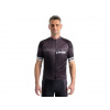 Cyklistický dres CRUSSIS - ONE, krátky rukáv, čierna / biela