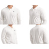 Slazenger Men's Long Sleeve Polo Neck Cricket Shirt Cream S