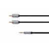 Kábel Kruger&matz KM0311 minijack (3,5 mm) - 2x RCA (cinch) 3 m
