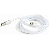 GEMBIRD Opletaný MicroUSB - USB 2.0, M/M, 1,8 m, stříbrný CCB-mUSB2B-AMBM-6-S