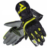 KOŽENÉ RUKAVICE REBELHORN ST LONG LADY BLACK/GREY/FLO YELLOW DM