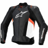 bunda na motorku Alpinestars Missile 3 Airflow čierno-bielo-fluo červená Veľkosť: 46