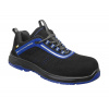 BENNON TRON S1PS ESD NM BLUE LOW / Bezpečnostné poltopánky S1PS CI SR FO ESD NM - čierna / modrá 38