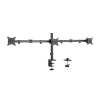Desk mount for 3 monitors GEMBIRD MA-D3-01, tilting, up to 27