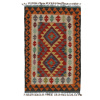 Koberec Kilim Chobi 84x124 Ručne tkaný afganský kilim z vlny