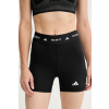 Tréningové šortky adidas Performance Techfit čierna farba, jednofarebné, vysoký pás, IT2275 S