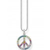 Thomas Sabo KE2170-318-7 Peace Rainbow Ladies Necklace, adjustable