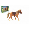 Teddies Kůň se sedlem plast 15cm v krabičce 19x14x5cm