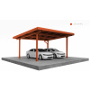 Solárny carport ALU - EDGE Rain Prevedenie carportu: RAL na želanie