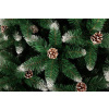 Stromček MagicHome Vianoce Albero, jedľa, zasnežené konce, so šiškami, 180 cm
