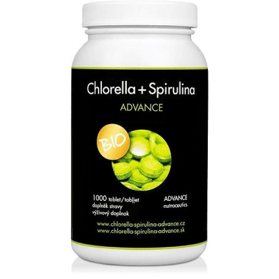 ADVANCE Chlorella + Spirulina tbl. 1 000