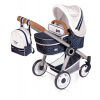 DeCuevas 80537 Skladací kočík pre bábiky 3 v 1 s batôžkom TOP Collection 2020 4897022805371