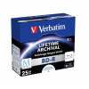 Blu-ray BD-R M-Disc Verbatim 25GB 4x Printable jewel box, 5ks/pack