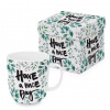 Porcelánový hrnček s matným povrchom v darčekovom balení - Have a nice day