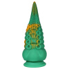 OgazR Octopuss - dildo s chápadlami - 21 cm (zeleno-žltá)