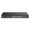 Gigabitový switch, model: 26-Port Gigabit Smart Managed Max PoE Switch 26portový D-Link Inteligentní Napájení přes síť