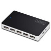 DIGITUS HUB 10-port USB2.0, incl. power supply, black DA-70229