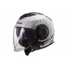 Prilba LS2 OF570 VERSO SPIN WHITE BLACK r.S NOVINKA (Prilba LS2 OF570 VERSO SPIN WHITE BLACK r.S NOVINKA)