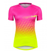 Dres Force MTB ANGLE dámský, růžovo-fluo L