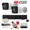 HIKVISION 2 kamerový set IP kamier 4Mpx Tuba + Switch POE
