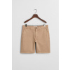 ŠORTKY GANT REG DOBBY CHINO SHORTS DARK KHAKI
