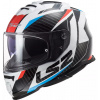 Integrální přilba na motorku LS2 FF800 Storm Racer černo-bílo-červeno-modrá