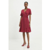 Ľanové šaty Answear.LAB W25.25.FLK ružová L