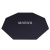 Herné, podložka pod kreslo, Marvo, GM02, 1100 x 1100 x 2 mm, čierna, protišmyková (GM02BK)