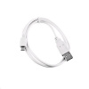 Kabel C-TECH USB 2.0 AM/Micro, 1m, bílý CB-USB2M-10W C-Tech