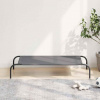 vidaXL vyvýšená posteľ pre psa sivá 110x65x20 cm Oxford látka a oceľ 42000847
