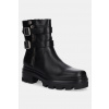 Členkové topánky Guess LYNDEN čierna farba, na plochom podpätku, FLFLYN ELE10 FLFLYN.ELE10.BLACK EUR 41