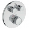 Ideal Standard CeraTherm Navigo Termostatická sprchová batéria pod omietku na 2 spotrebiče, chróm A7296AA