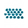 Lezecké chyty Ocun Footholds Set 1 Bolt-on - blue