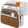 Prenosné rádio Retro Bluetooth AM / FM / MP3 / USB / SD (Prenosné rádio Retro Bluetooth AM / FM / MP3 / USB / SD)