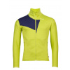 Pánska technická mikina High Point Cascade Sweatshirt Bright Green/Blue XL