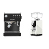 Ascaso Steel DUO, Black + Eureka Mignon Silenzio, CR white