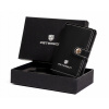 Peňaženka - Peterson Wallet Prírodná koža Čierna PTN es -black - Unisex Product (Peterson malá kožená peňaženka štíhla karta)
